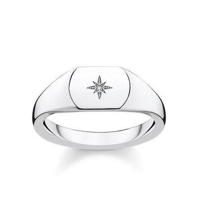 Thomas Sabo Ring (54) Vintage Stern Silberfarben Thomas Sabo Ring (54) Vintage Stern Silberfarben