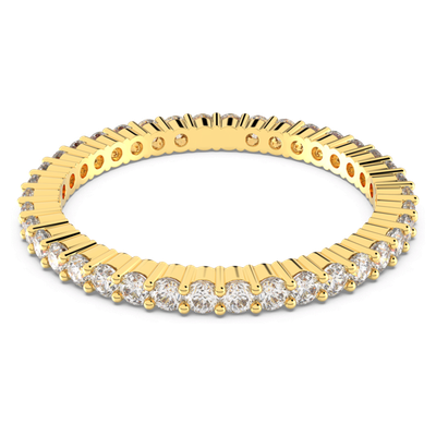 Swarovski Vittore Ring (58) Rundschliff, Weiß, Vergoldetes Finish Swarovski Vittore Ring (58) Rundschliff, Weiß, Vergoldetes Finish