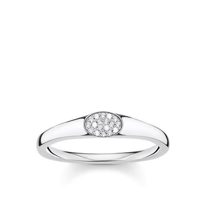 Thomas Sabo Ring (52) Weiße Steine Silberfarben Thomas Sabo Ring (52) Weiße Steine Silberfarben