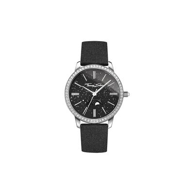 Thomas Sabo WA0327-209-203-33MM Damenuhr Lederband Silber mit Steinen