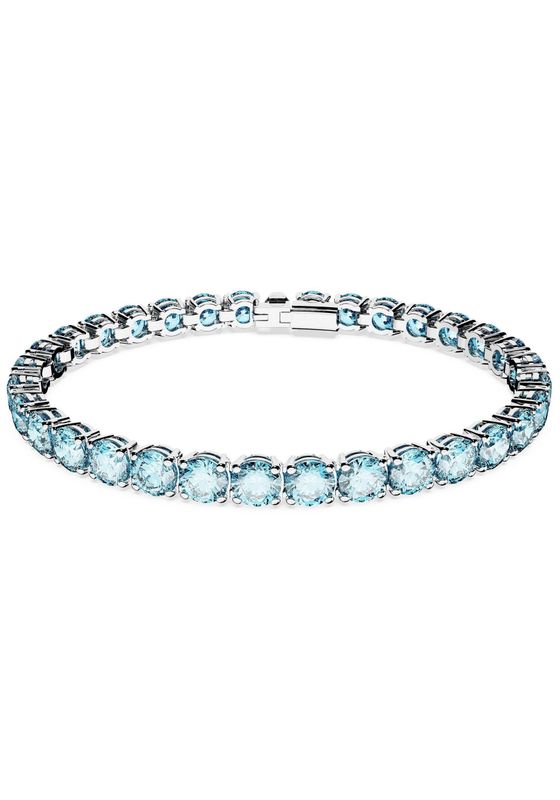 SWAROVSKI Armkette Blaue Steine 16.5 cm Schmuck Geschenk Matrix Armband 5648928 SWAROVSKI Armkette Blaue Steine 16.5 cm Schmuck Geschenk Matrix Armband 5648928