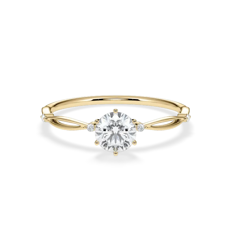 Verlobungsring Verlobungsring  Gelbgold 585 Tropfen mit ca. 0,52 ct. TLS-39DF4A3A