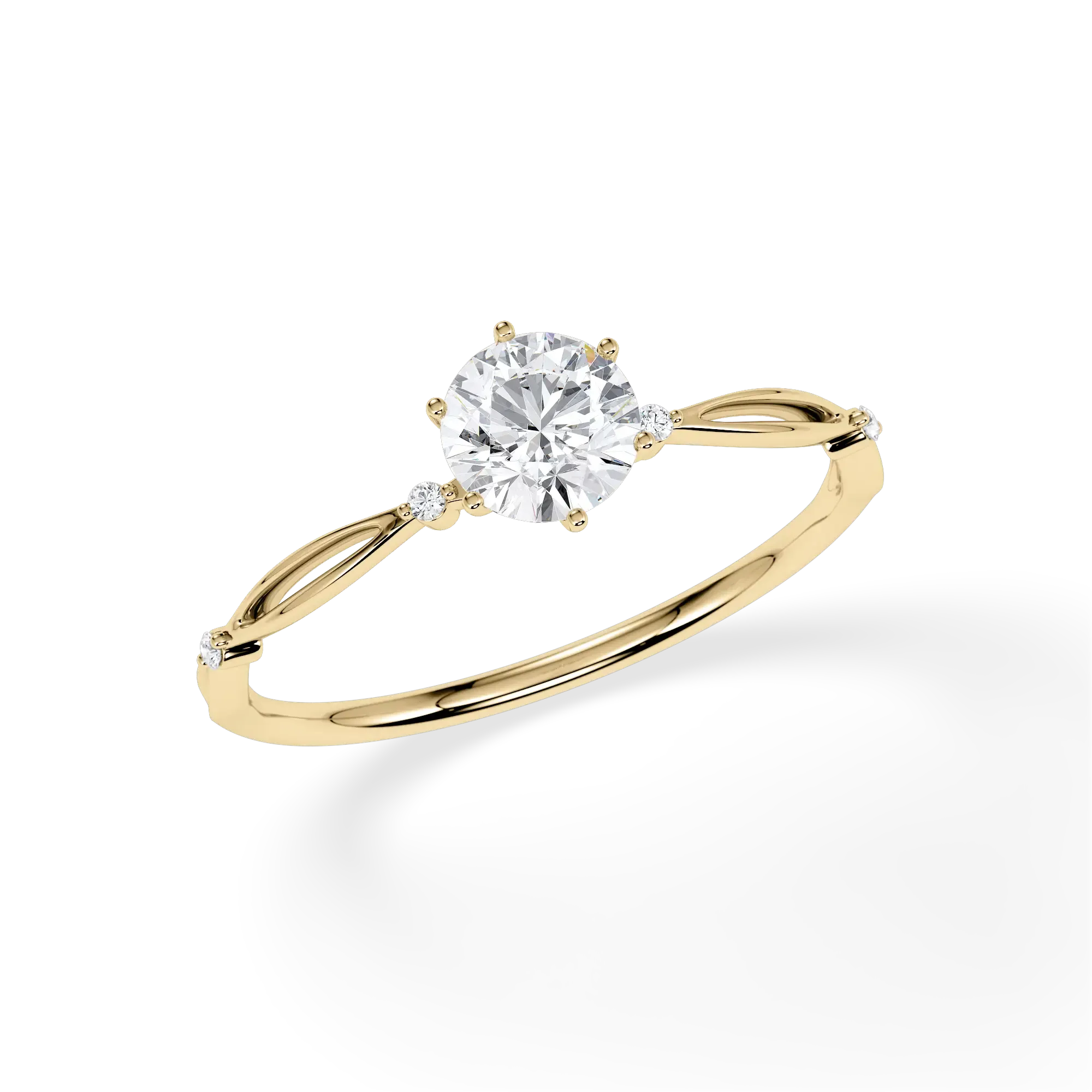 Verlobungsring Verlobungsring  Gelbgold 585 Tropfen mit ca. 0,52 ct. TLS-39DF4A3A
