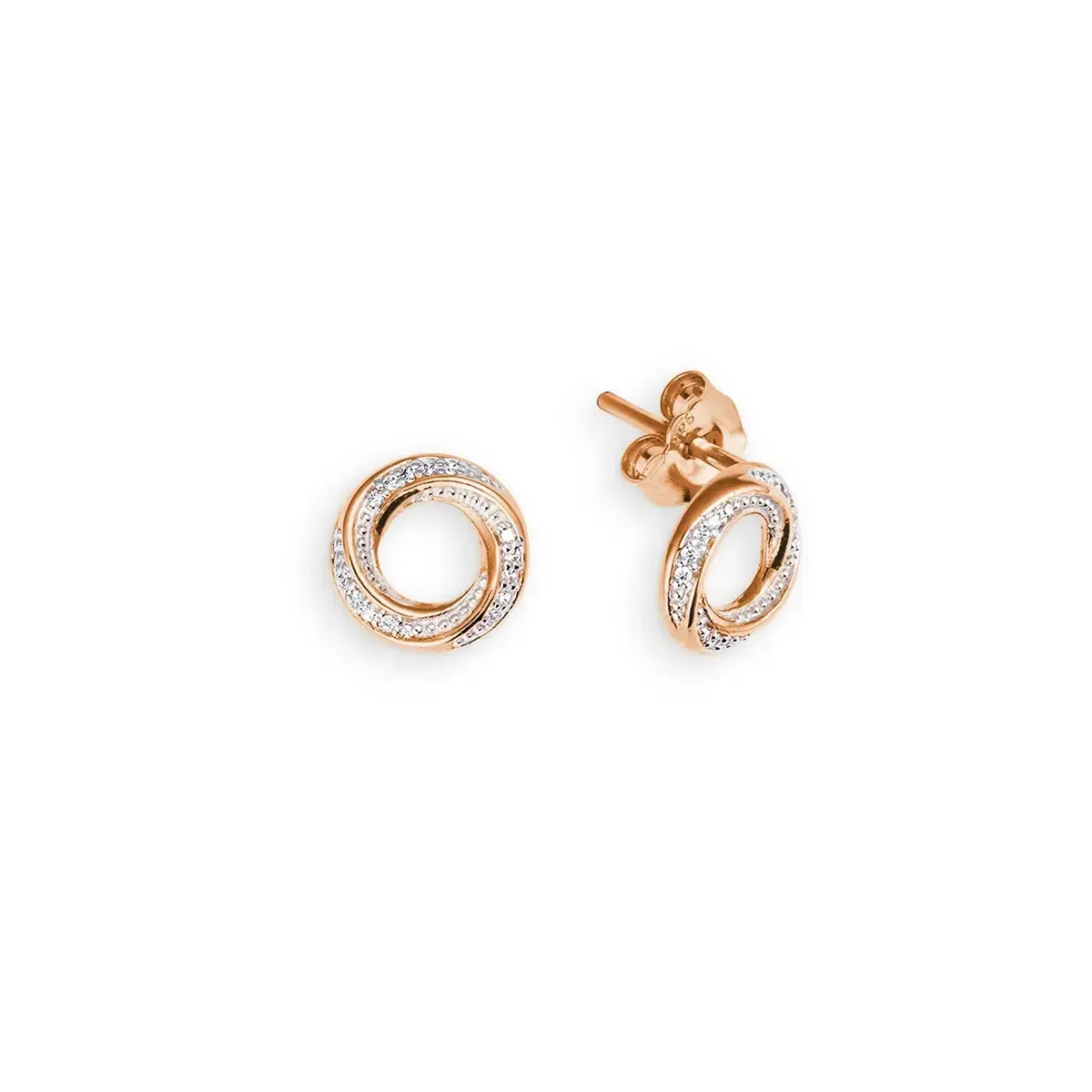 Ohrstecker · K13237G ca. 8,5mm First Love · Ohrstecker · Roesegold 585 · Diamant 0,07ct H/SI Ohrstecker · K13237G ca. 8,5mm First Love · Ohrstecker · Roesegold 585 · Diamant 0,07ct H/SI