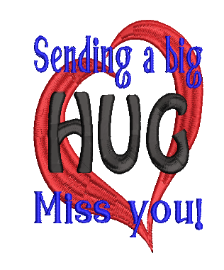 Design - Sending a big HUG, Miss You!