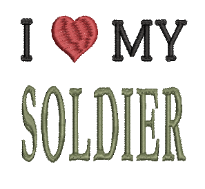 Design - I Love my Soldier