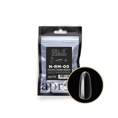 Individual Tips - Natural Round Medium #00