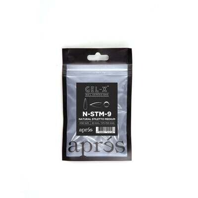 Individual Tips - Natural Stiletto Medium #9