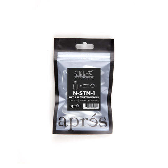 Individual Tips - Natural Stiletto Medium #1