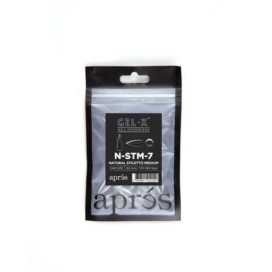 Individual Tips - Natural Stiletto Medium #7