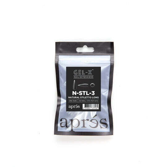Individual Tips - Natural Stiletto Long #3