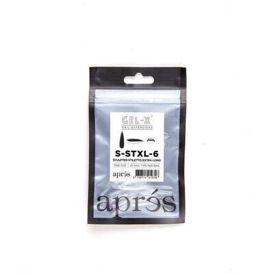 Individual Tips - Sculpted Stiletto Extra Long #6