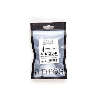 Individual Tips - Sculpted Stiletto Extra Long #8