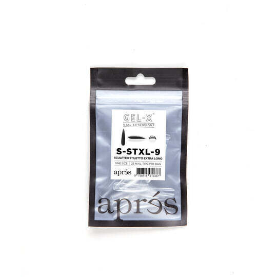 Individual Tips - Sculpted Stiletto Extra Long #9