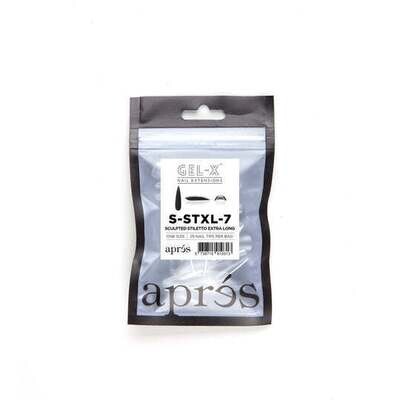 Individual Tips - Sculpted Stiletto Extra Long #7