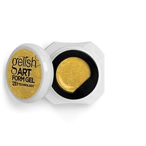 Gelish Art Form Gel - Effects Gold Shimmer - Jar