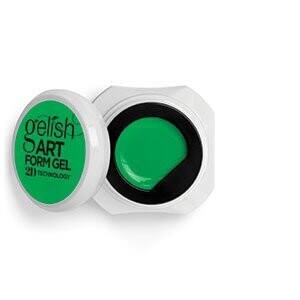 Gelish Art Form Gel - Neon Green - Jar