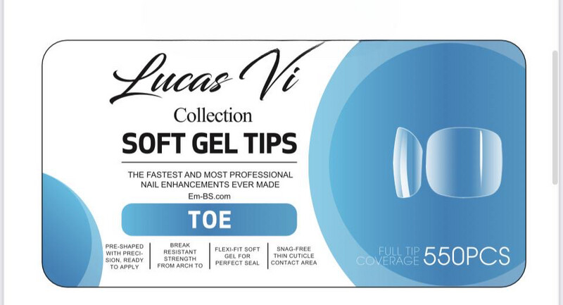 Toe - Soft Gel Extension - Lucas VI Collection Toe - Soft Gel Extension - Lucas VI Collection