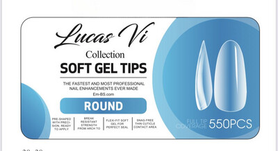 Round - Soft Gel Extension - Lucas Vi Collection