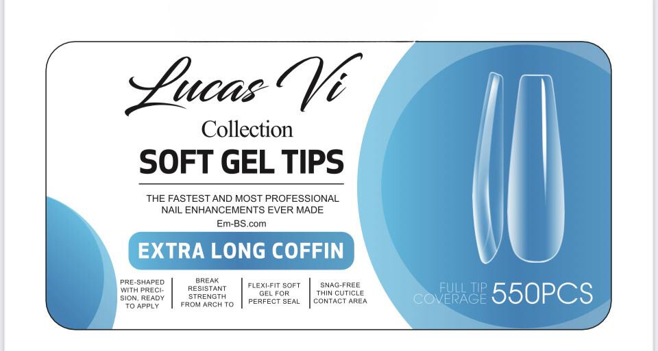 Extra Long Coffin - Soft Gel Extension - Lucas Vi Collection