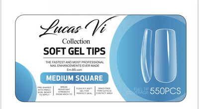 Medium Square - Soft Gel Extension - Lucas Vi Collection