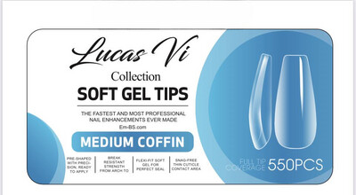 Medium Coffin - Soft Gel Extension - Lucas Vi Collection