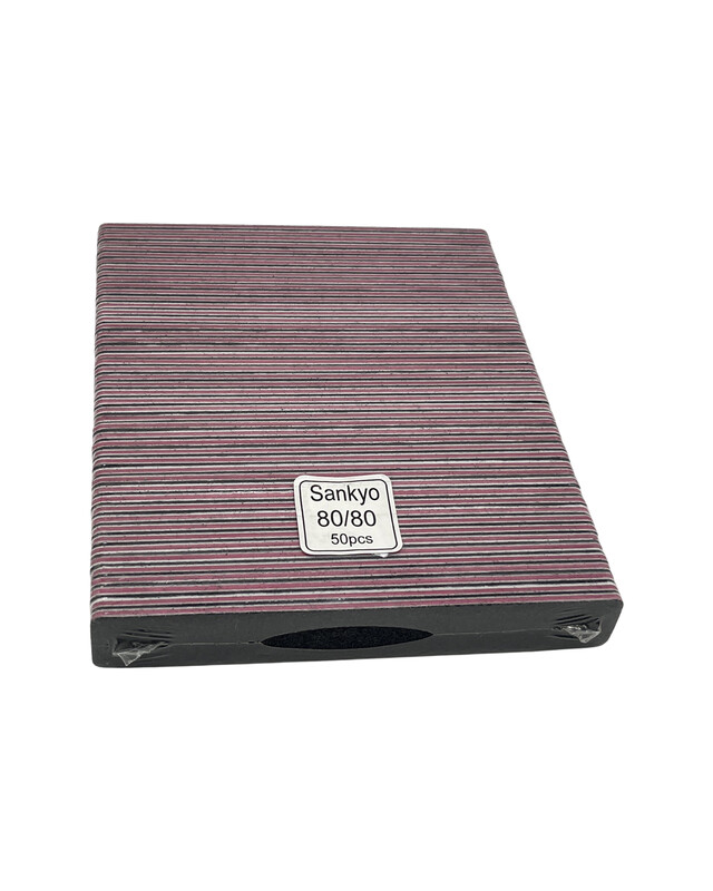 Jumbo Black Nail File - 80/80 grit - Pack of 50