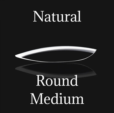 Individual Tips - Natural Round Medium