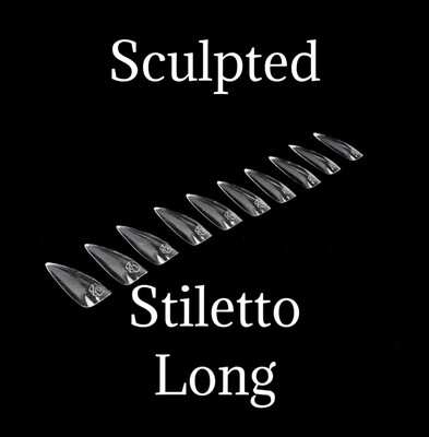 Individual Tips - Sculpted Stiletto Long