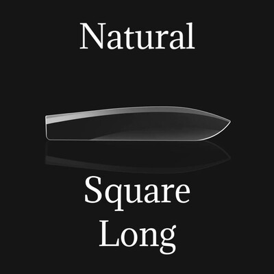 Individual Tips - Natural Square Long