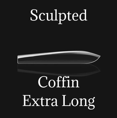 Individual Tips - Sculpted Coffin Extra Long