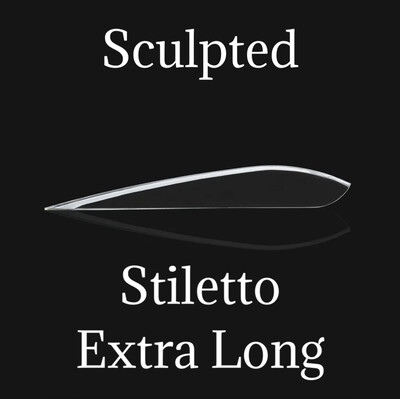Individual Tips - Sculpted Stiletto Extra Long
