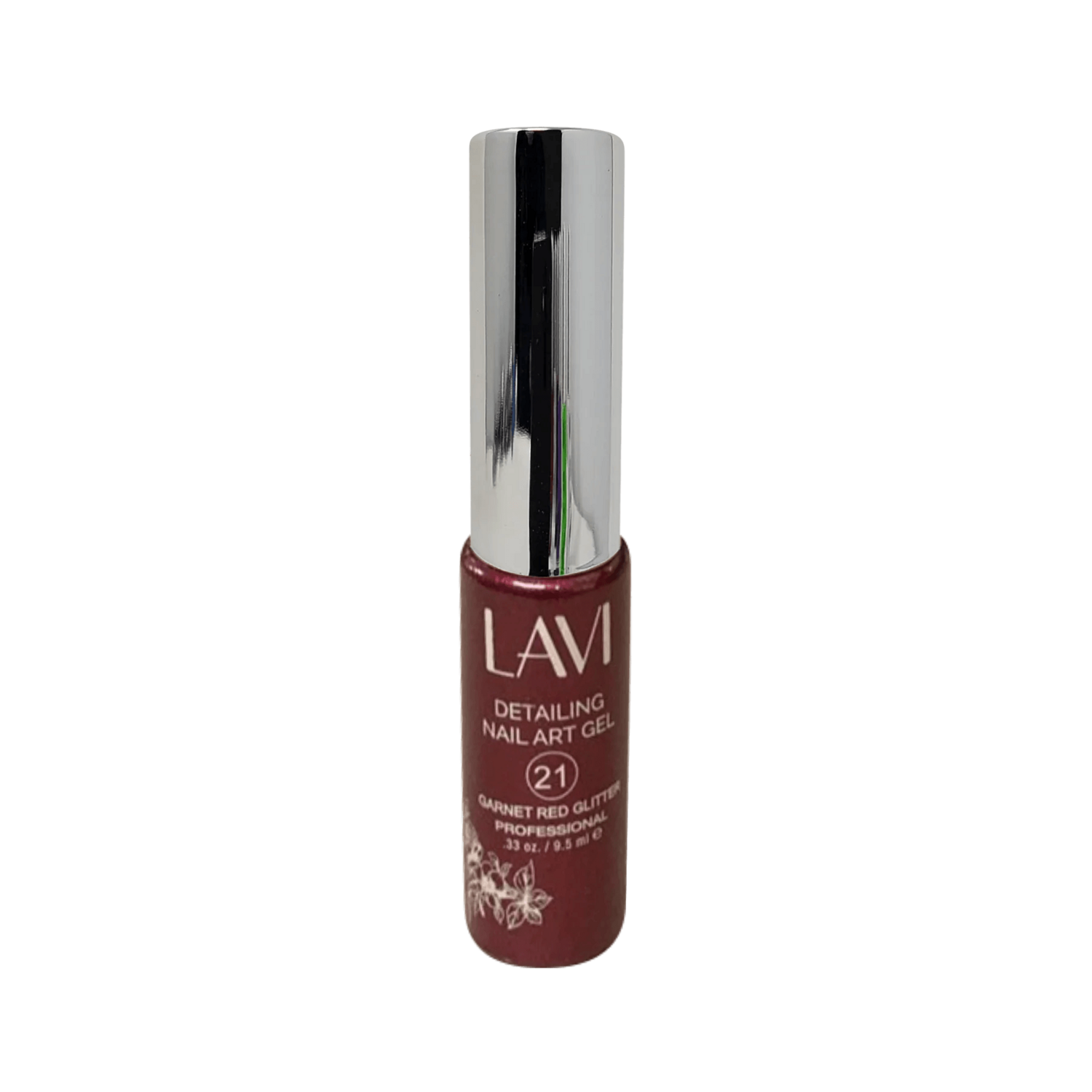 LAVI - Detailing Nail Art Gel - Garnet Red Glitter