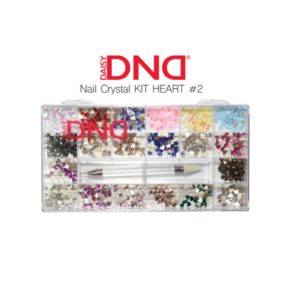 DND Nail Crystal Kit Heart #2