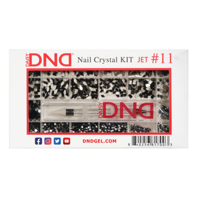 DND Nail Crystal Kit Jet #11