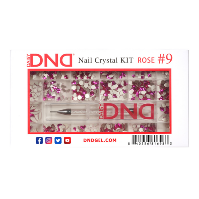 DND Nail Crystal Kit Rose #9