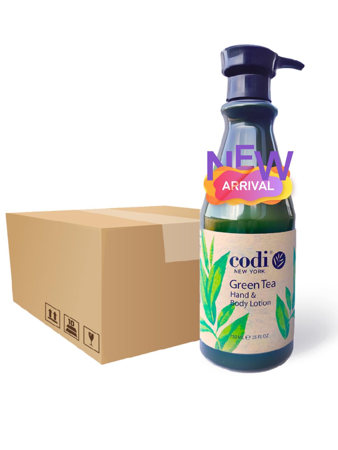 Codi Lotion Green Tea 750mL Case of 12 Hand & Body Lotion