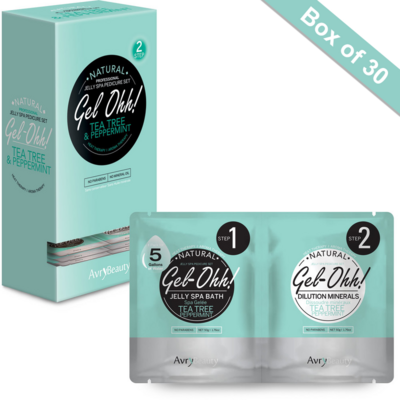 Avry GEL-OHH! Natural Jelly 2 Step - Tea Tree & Peppermint (Box of 30)