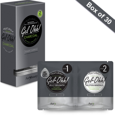 Avry GEL-OHH! Natural Jelly 2 Step - Charcoal (Box of 30)