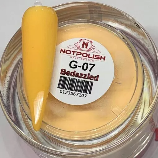 NOTPOLISH 2 in 1 - G07 Bedazzled - Heavenly Glow Powder