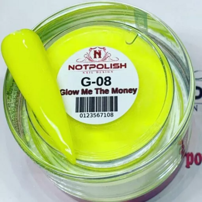 NOTPOLISH 2 in 1 - G08 Glow Me The Money - Heavenly Glow Powder