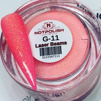 NOTPOLISH 2 in 1 - G11 Laser Beams - Heavenly Glow Powder