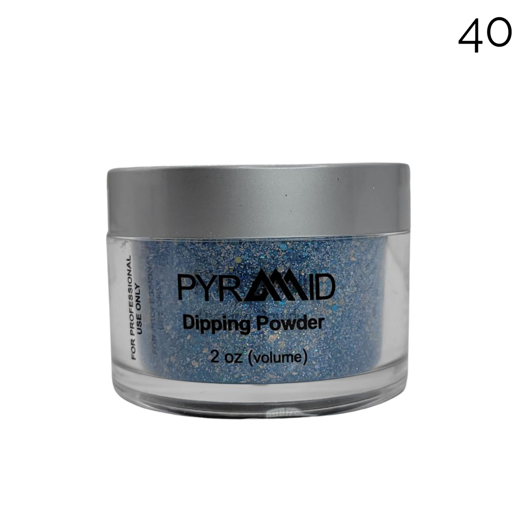 Pyramid Dipping Powder, Chrome Collection #40