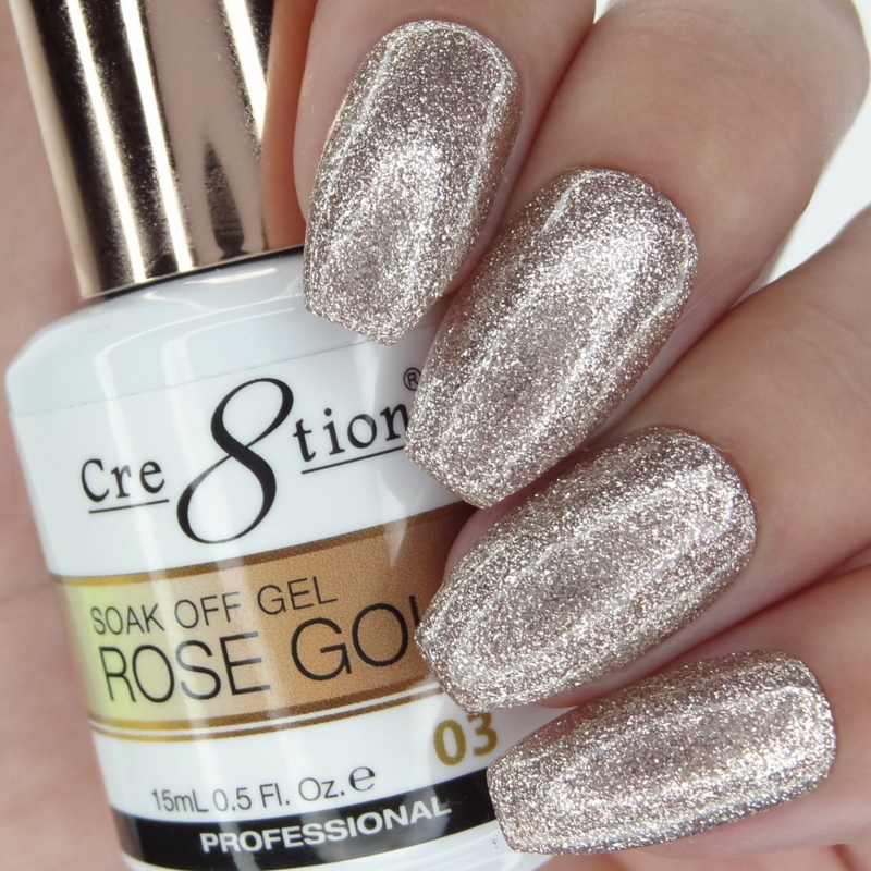 03 Rose Gold - Cre8tion Soak-off Gel