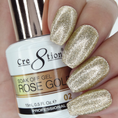 02 Rose Gold - Cre8tion Soak-off Gel