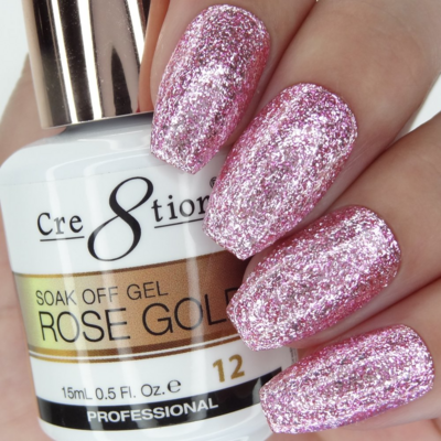 12 Rose Gold - Cre8tion Soak-off Gel