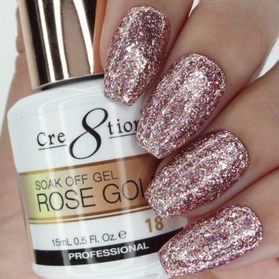 Rose Gold #18 - Cre8tion Soak-off Gel