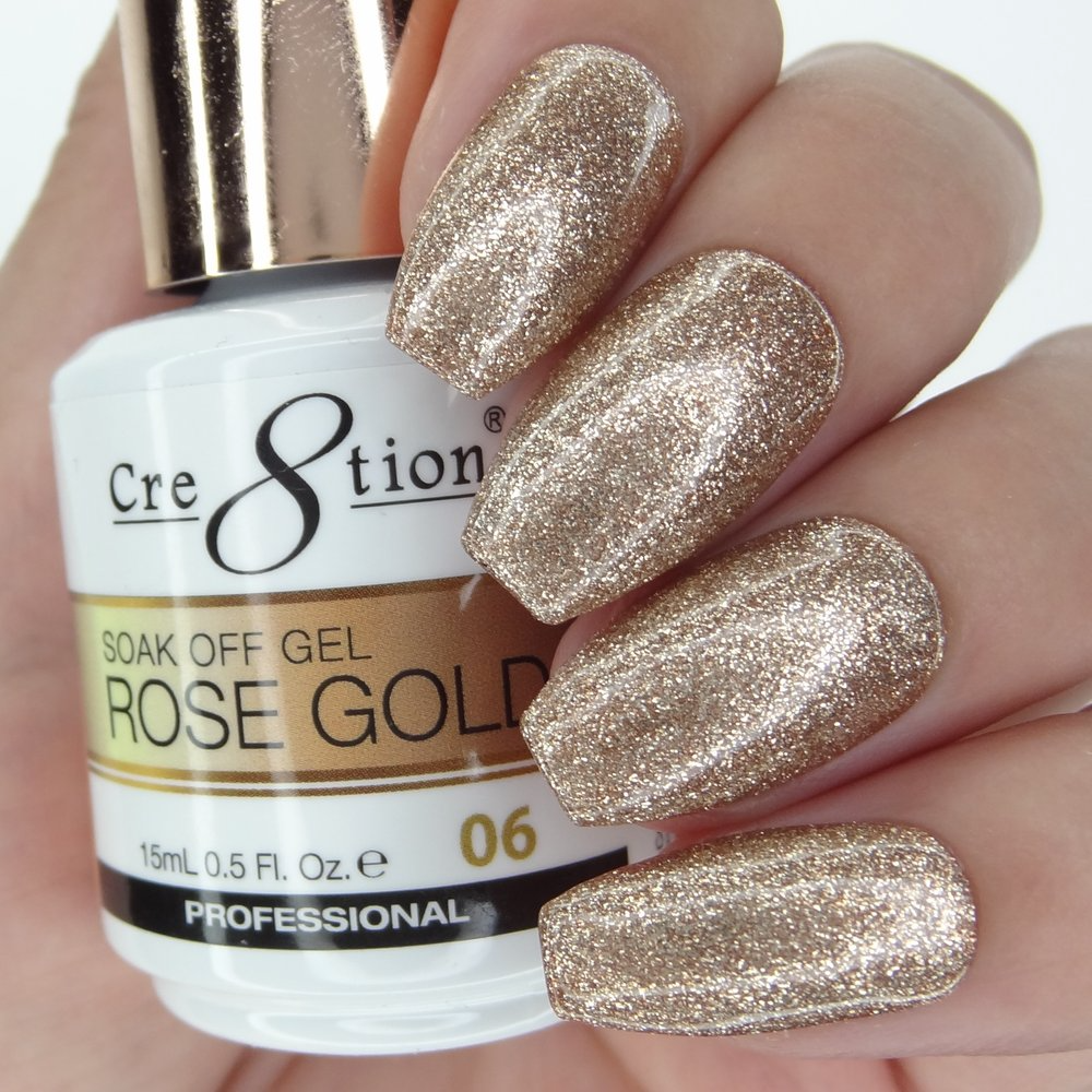 06 Rose Gold - Cre8tion Soak-off Gel