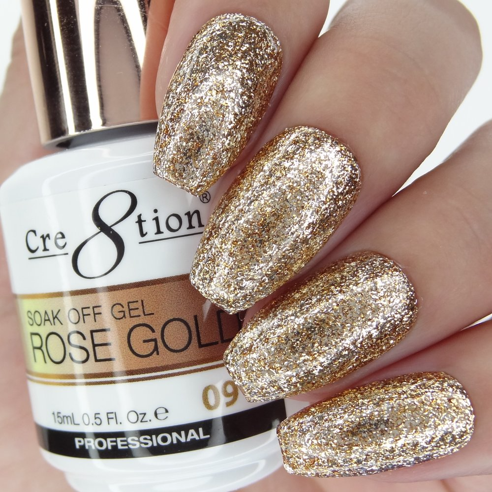 09 Rose Gold - Cre8tion Soak-off Gel