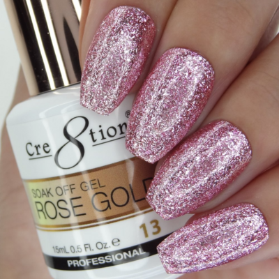 13 Rose Gold - Cre8tion Soak-off Gel